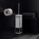 Fristående Toalettborstehållare The Cube Krom 5 Preview